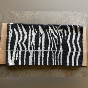 Zebra mayatex like horse show pad